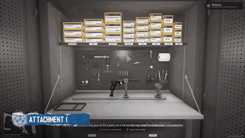 FiveM crafting supply app with foundry sand, metal scrap and ammo components, and crates carried to storage