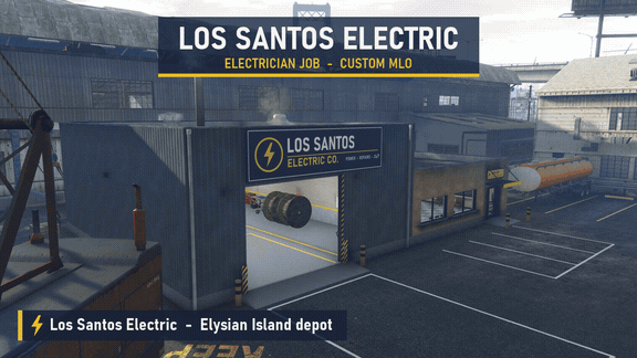 Electrician Job for FiveM, in game