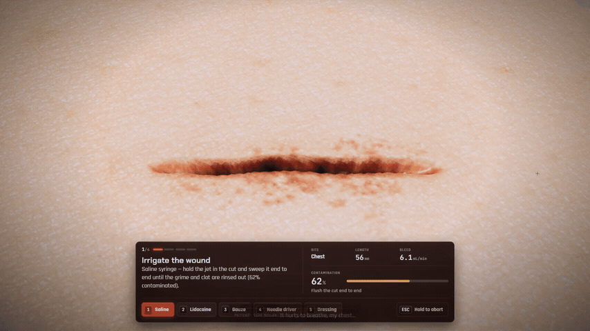 FiveM wound suturing minigame