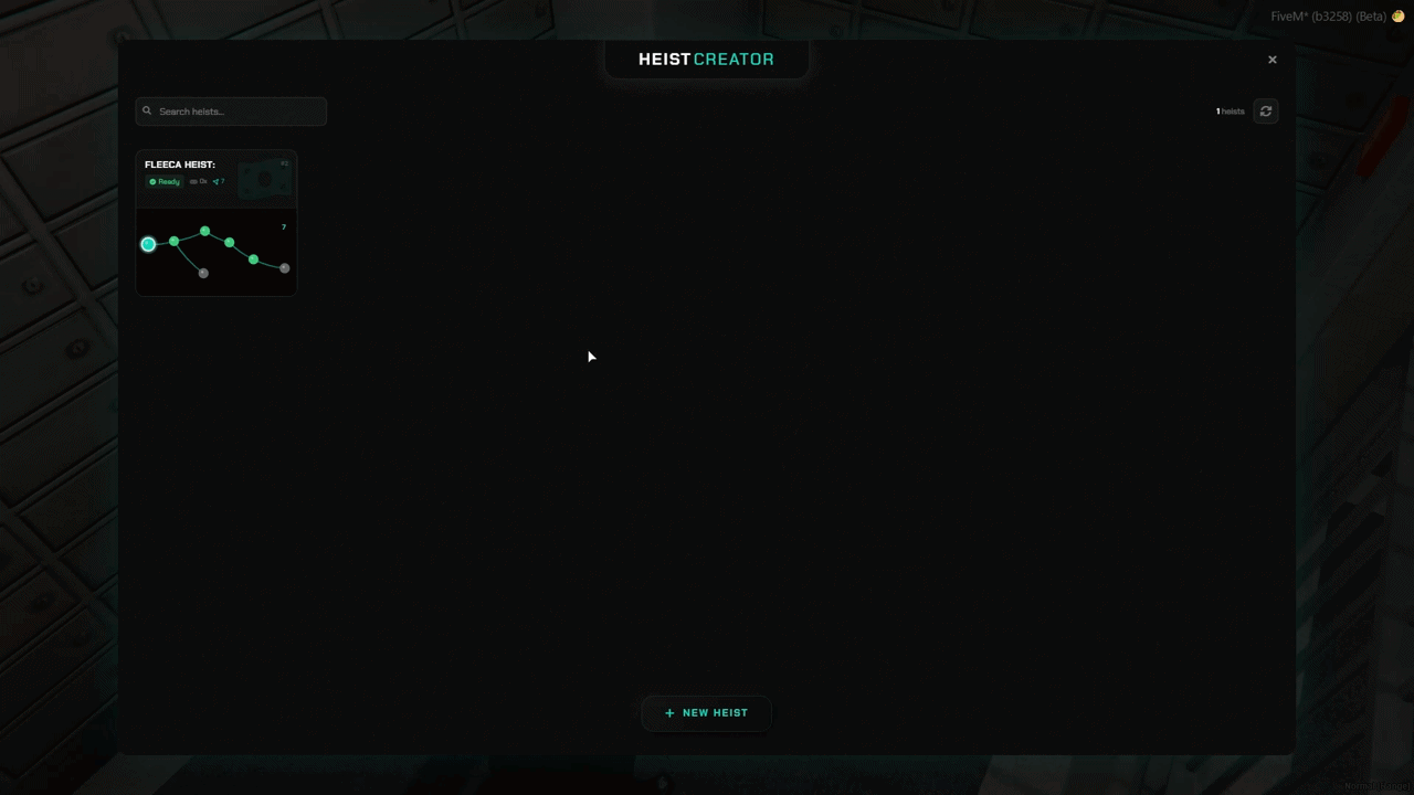 Heist Node Editor