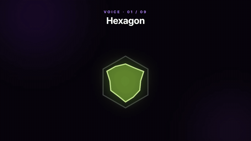 9 Voice Indicators - Lit While You Speak