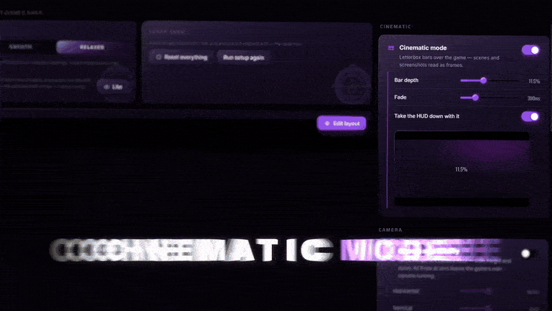 Cinematic Mode, Camera & Brand Colour