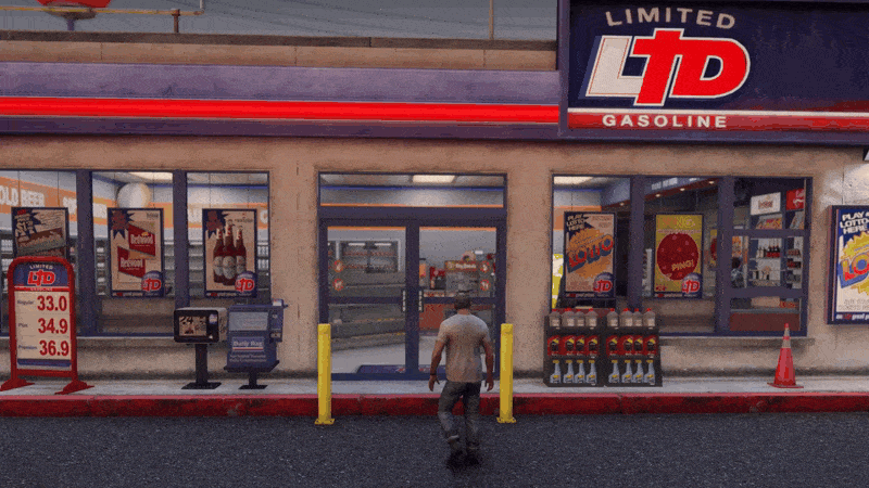 FiveM shoplifting script: police get a live position when a player leaves the store without paying