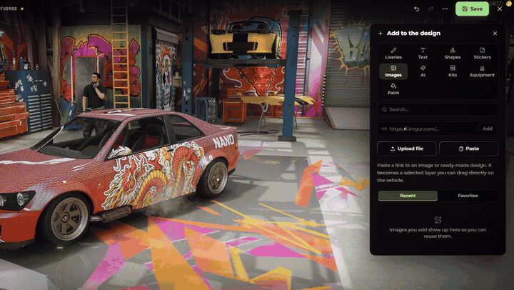FiveM wrap script: uploading a custom image as a car decal