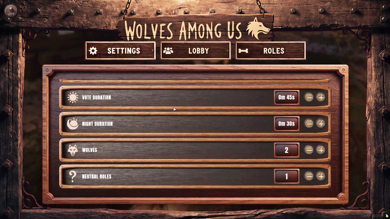 Werewolf (Mafia) for FiveM, in game